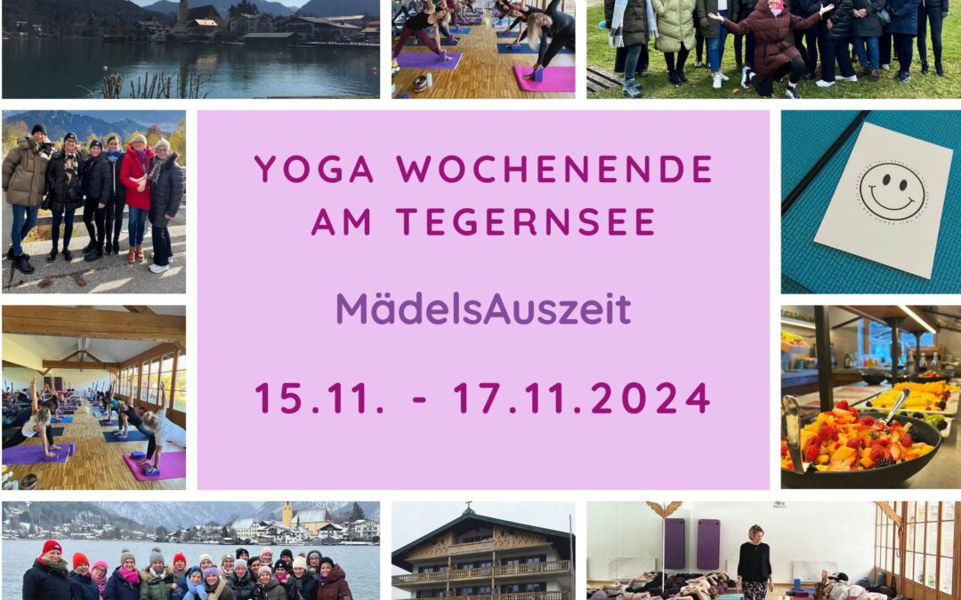 YogaRetreat „Mädels-Auszeit“ am Tegernsee 15.11.-17.11.2024