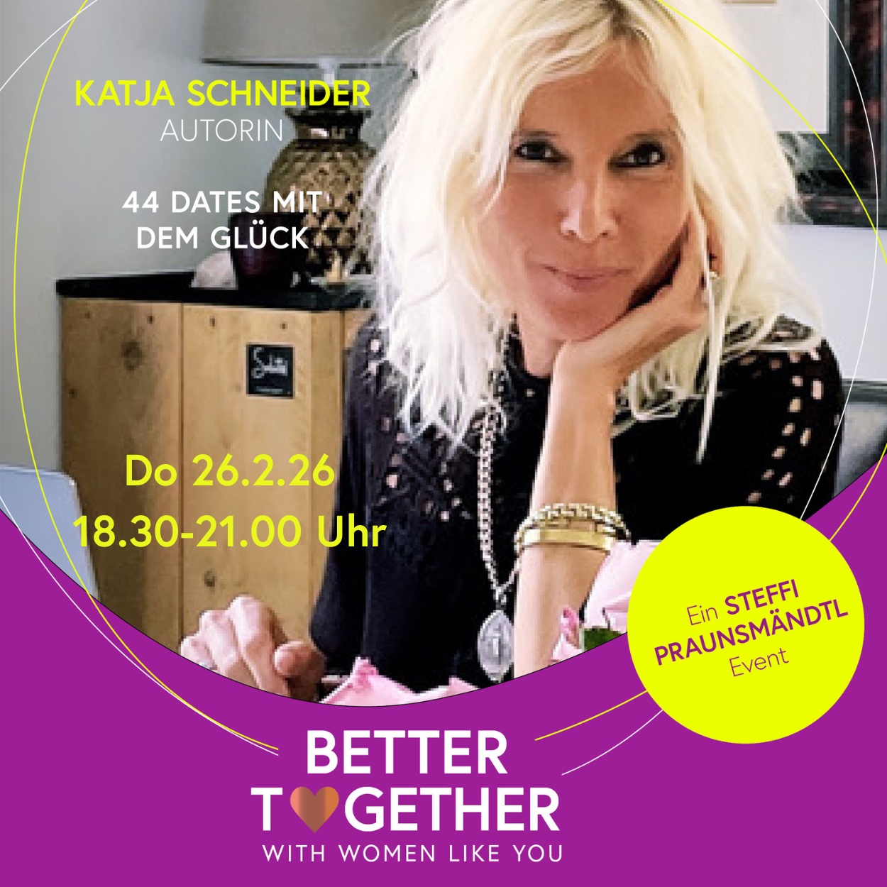 Ticket: BETTER TOGETHER Buchabend 26.2.2026